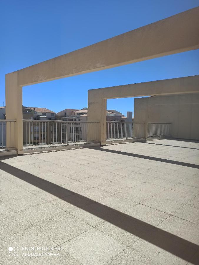 Port Studio Piscine, Parking, Prive,Navette Aeroport Agde Kültér fotó