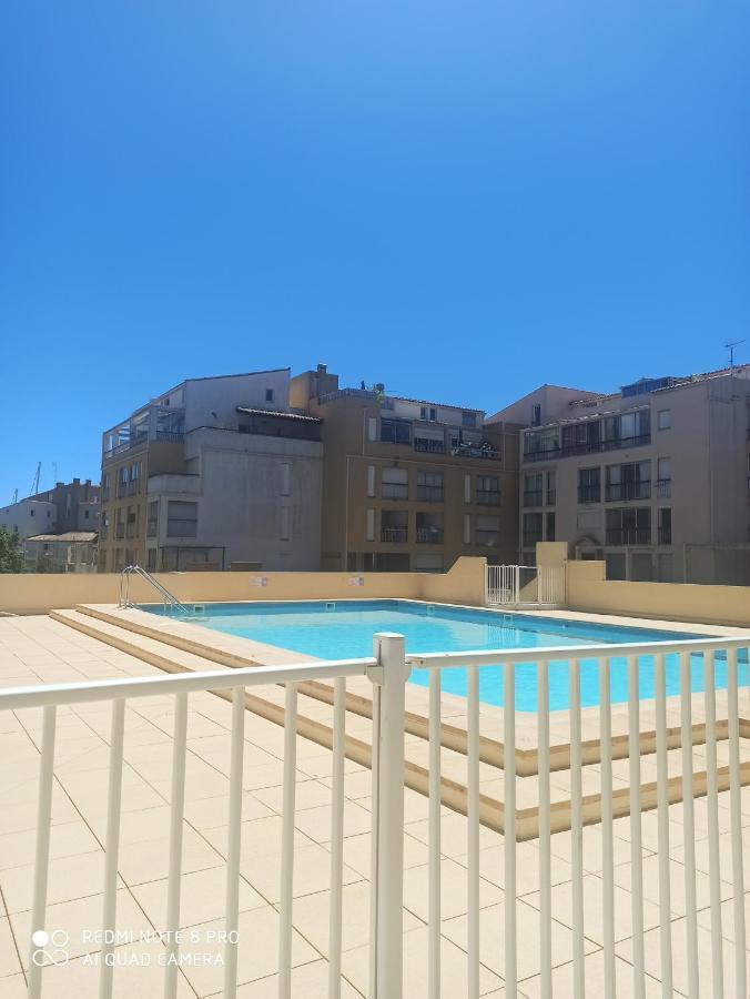 Port Studio Piscine, Parking, Prive,Navette Aeroport Agde Kültér fotó