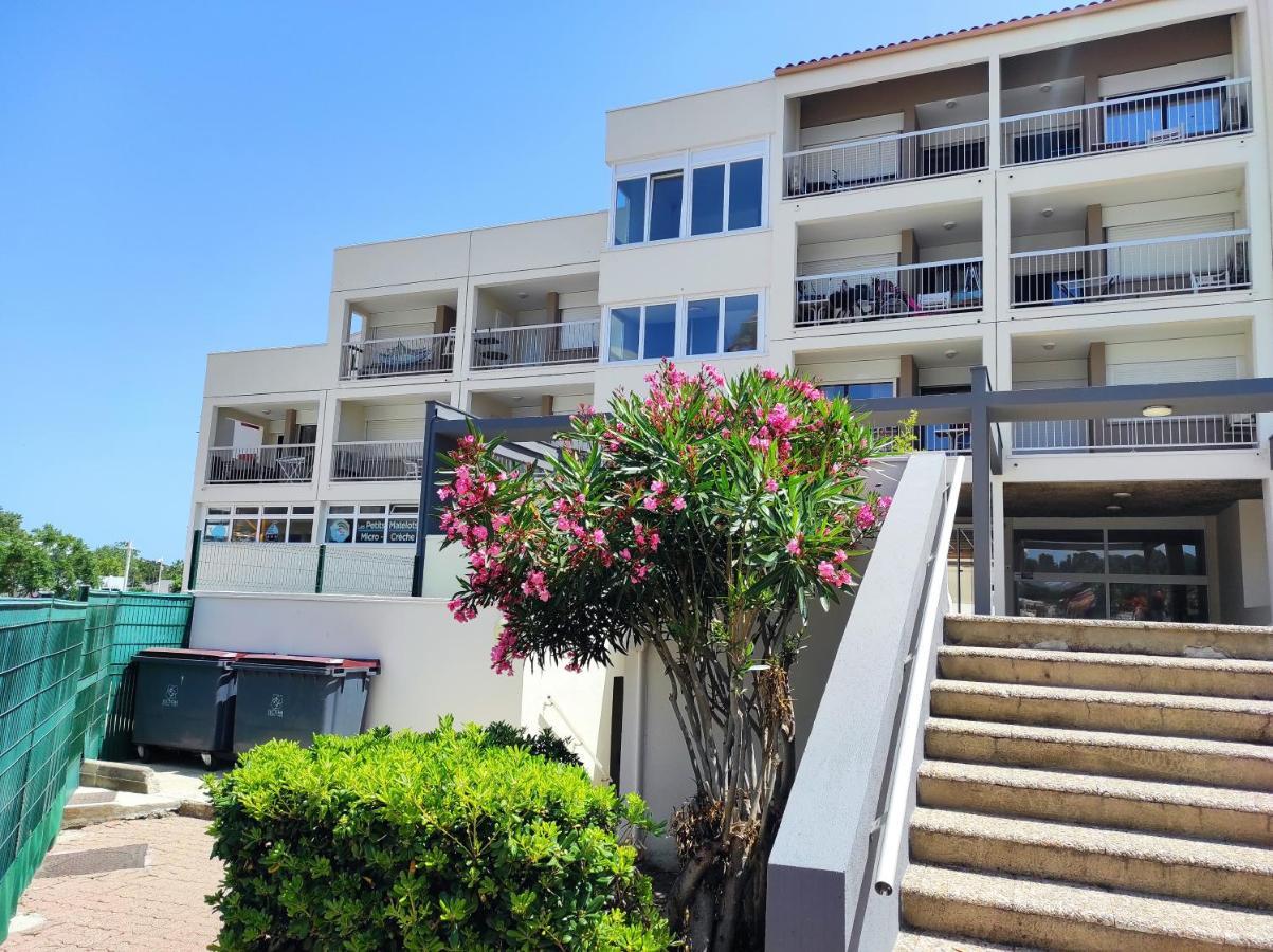 Port Studio Piscine, Parking, Prive,Navette Aeroport Agde Kültér fotó